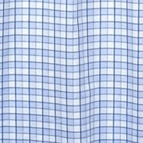 Van‎ Heusen* Men's Long Sleeve Button Down Curved Hem Chest Pocket Shirt~ Large - Picture 11 of 11